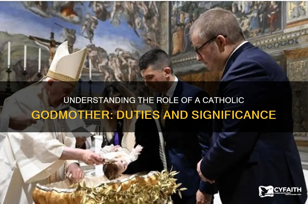 what does a catholic godmother do