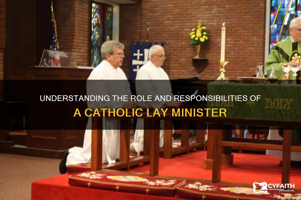 what does a catholic lay minister do