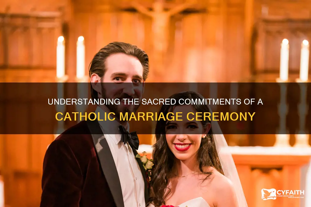 what does a catholic marriage involve