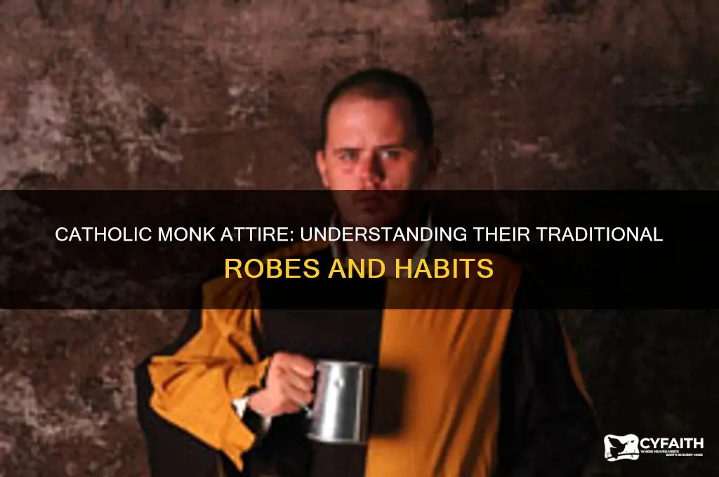 what does a catholic monk wear