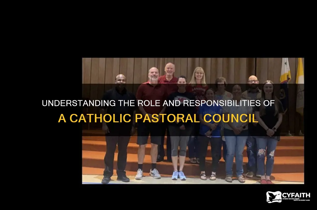 what does a catholic pastoral council do