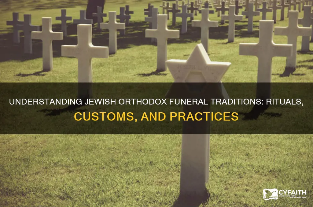 what does a jewish orthodox funeral consist of