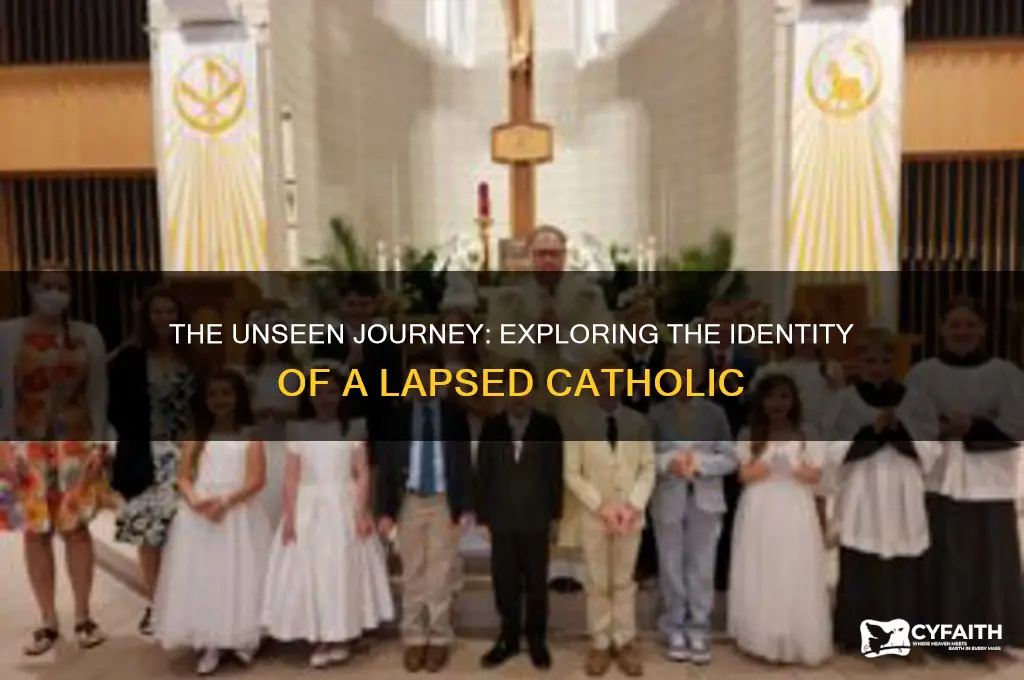 what does a lapsed catholic look like