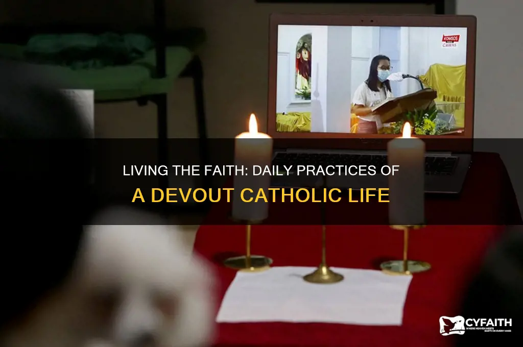 what does a practicing catholic do