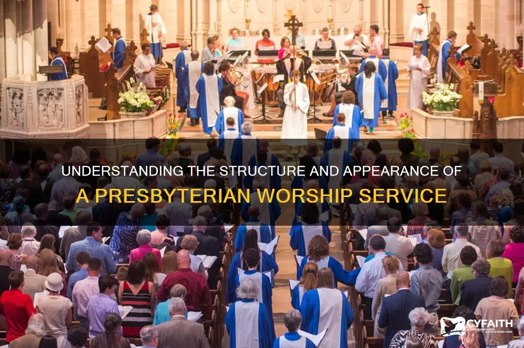 what does a presbyterian mass appear as