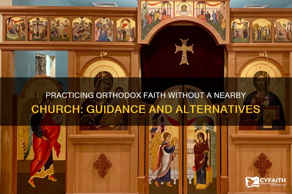 what does an orthodox christian do when no church nearme