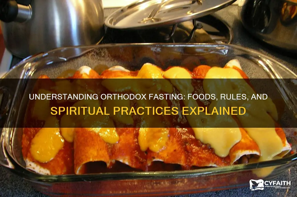 what does an orthodox fast consist of