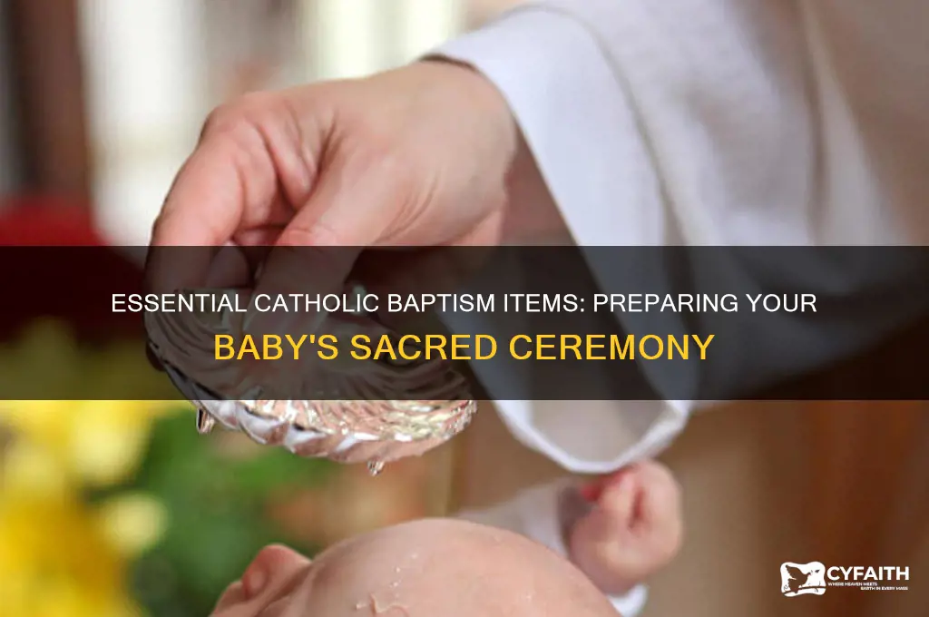 what does baby need for catholic baptism