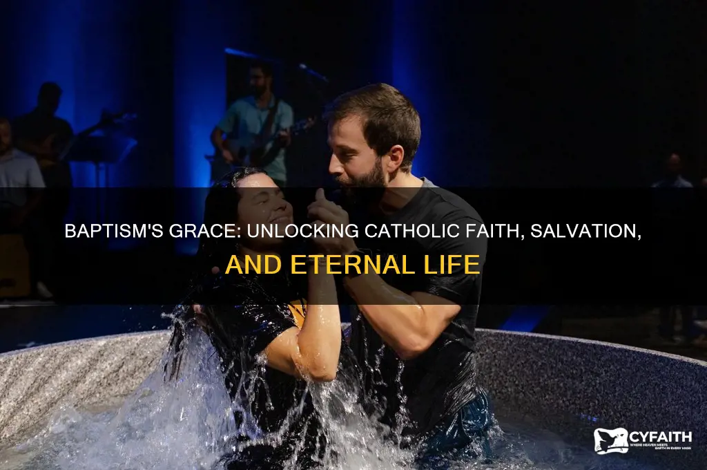 what does baptism do for us catholic