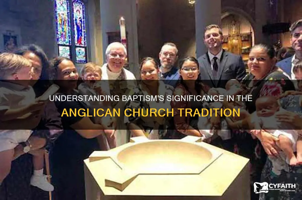 what does baptism mean in the anglican church