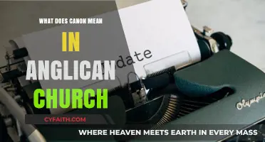 Understanding Canon Law in the Anglican Church: Meaning and Significance