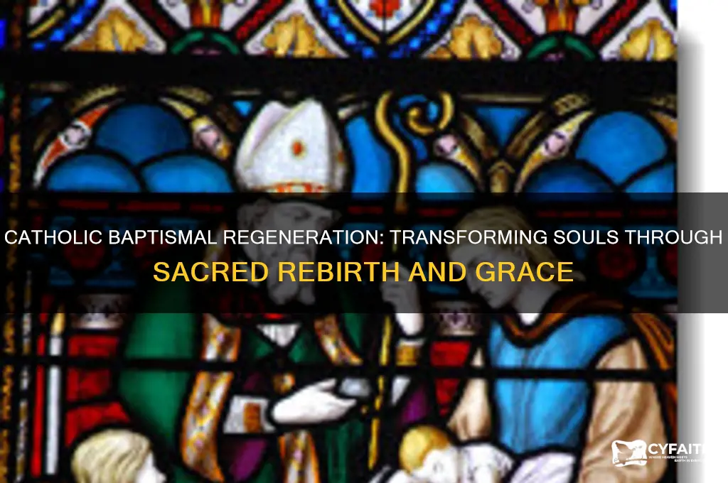 what does catholic baptismal regeneration do