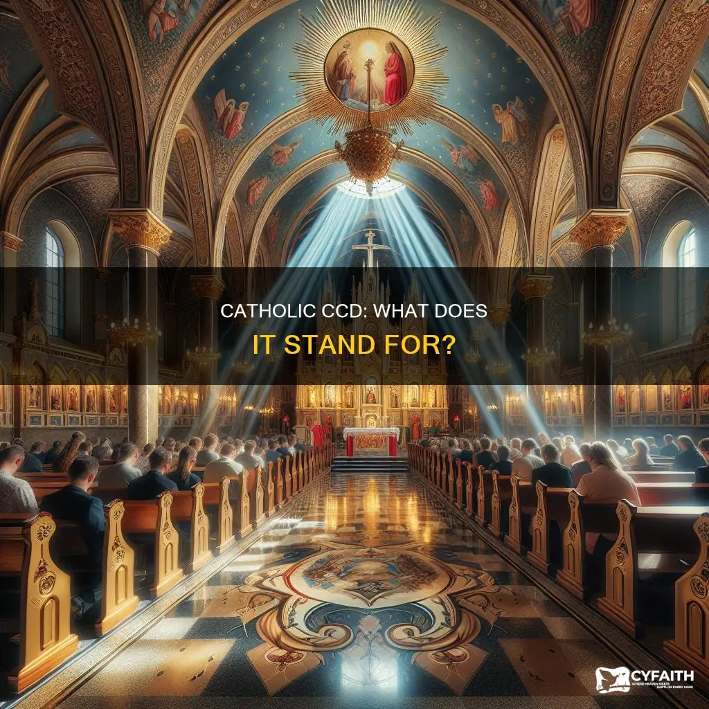 what does catholic ccd stand for