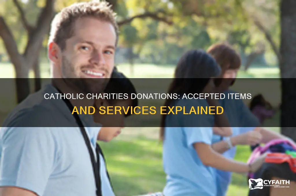 what does catholic charities accept