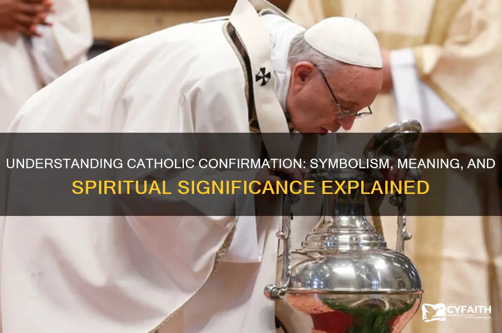 what does catholic confirmation symbolize
