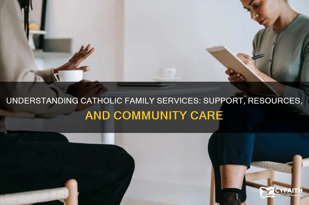 what does catholic family services do