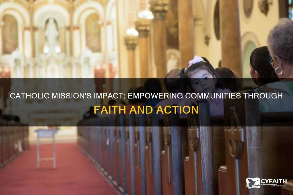 what does catholic mission do to help
