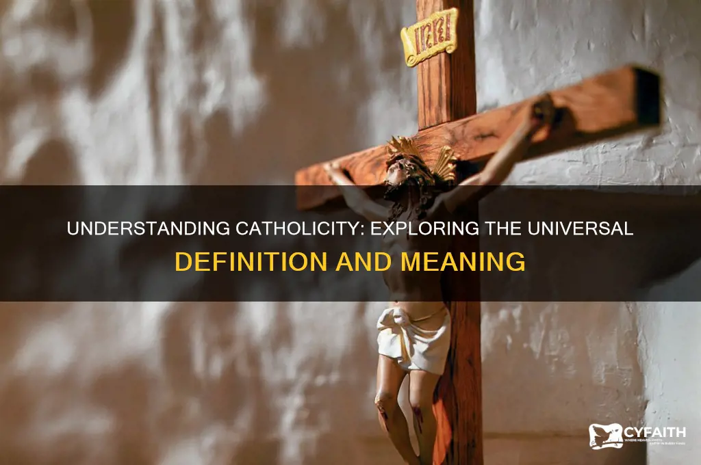 what does catholicity definition