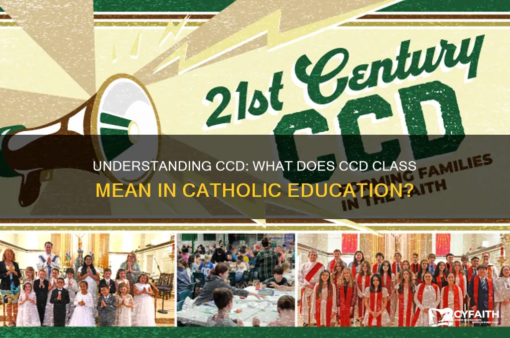 what does ccd class stand for catholic