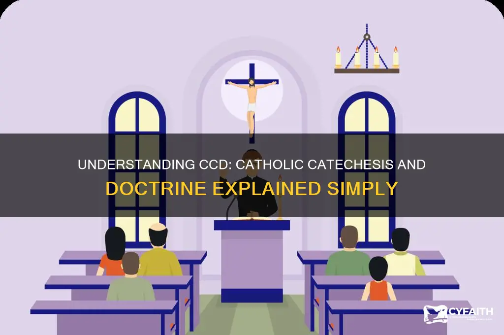 what does ccd stand for in the catholic religion