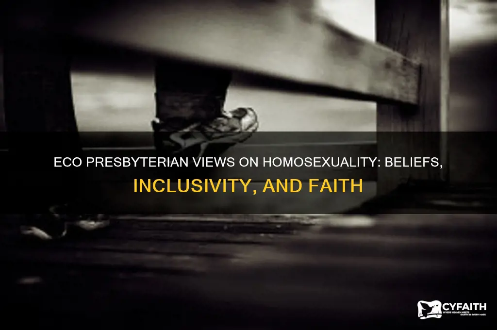 what does eco presbyterian believe about homosexuality
