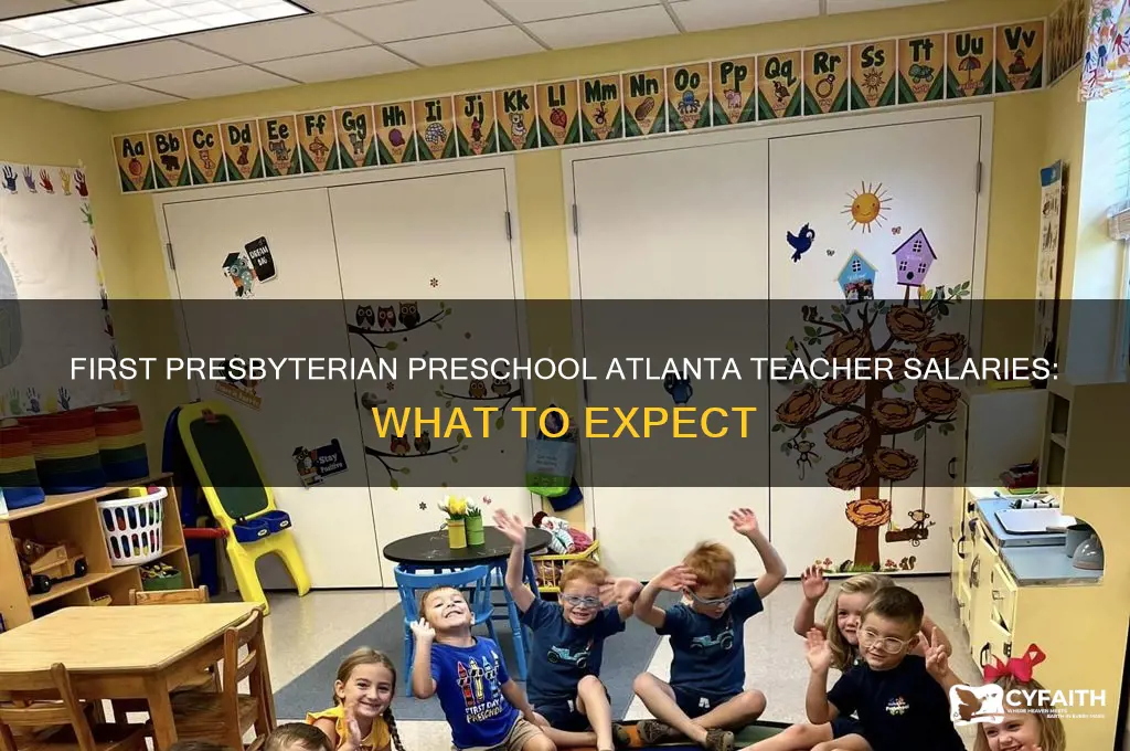 what does first presbyterian preschool atlanta pay teachers