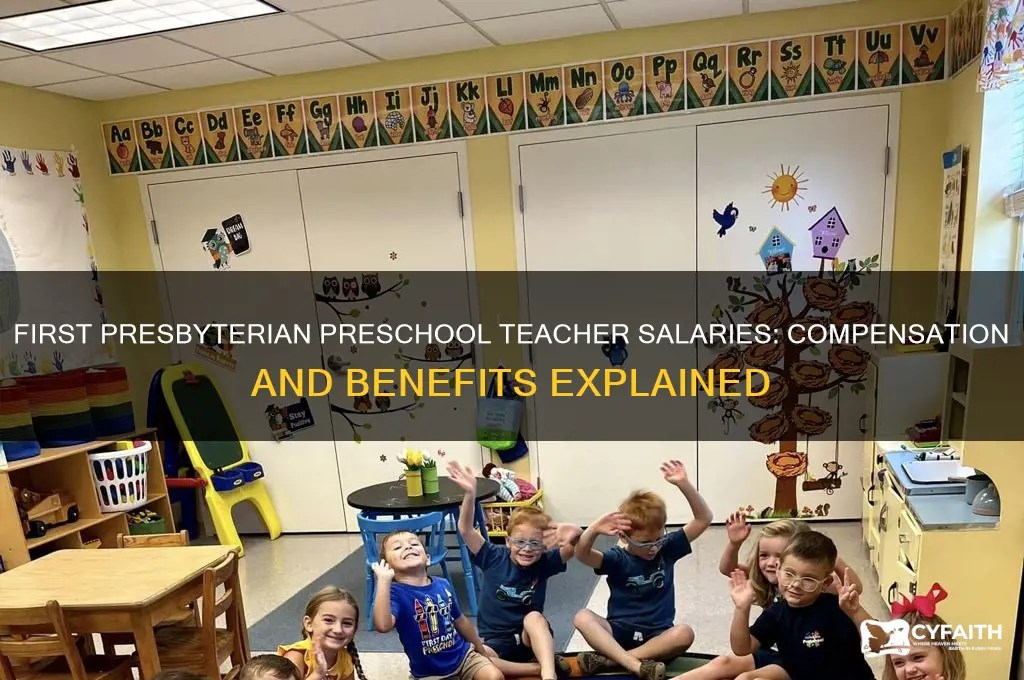 what does first presbyterian preschool pay teachers