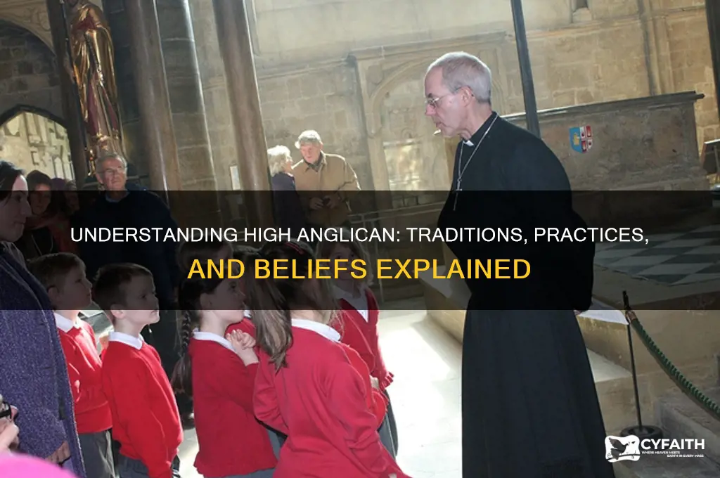 what does high anglican mean