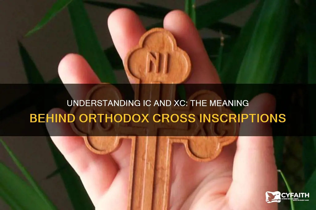 what does ic and xc mean on the orthodox cross