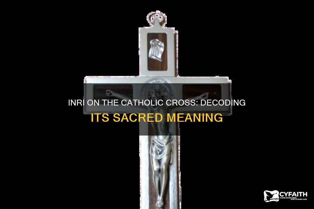 what does inri stand for on the catholic cross