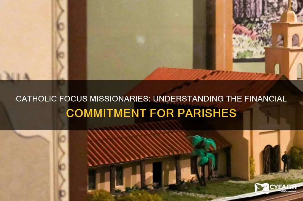 what does it cost a parish for catholic focus missionaries