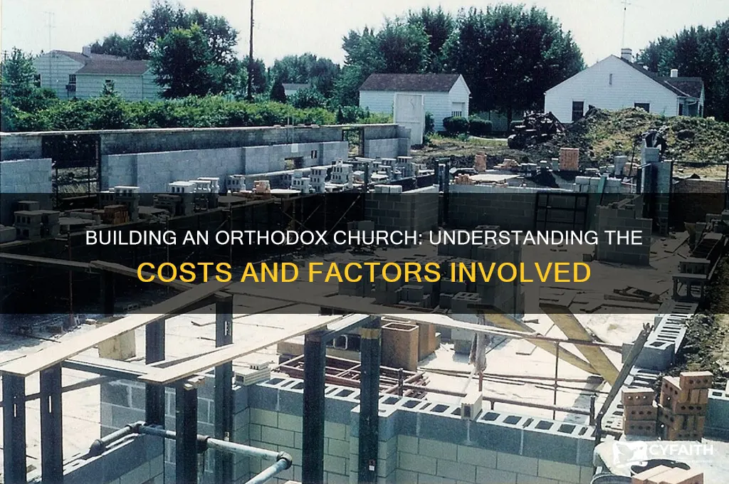 what does it cost to build an orthodox church