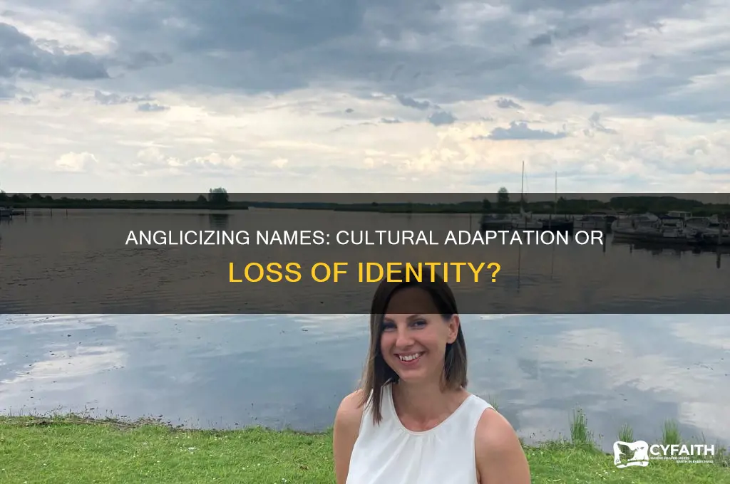 what does it mean to anglicize someone