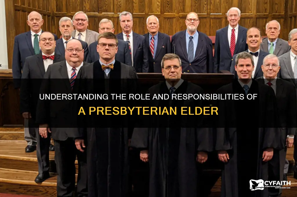 what does it mean to be a presbyterian elder
