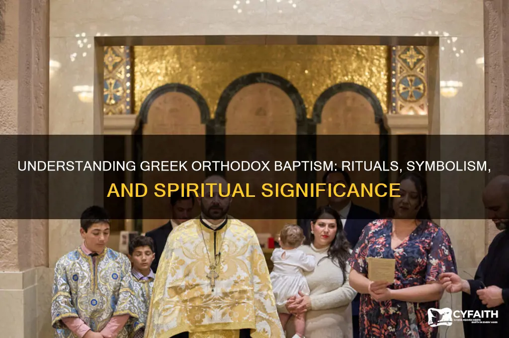 what does it mean to be baptized greek orthodox