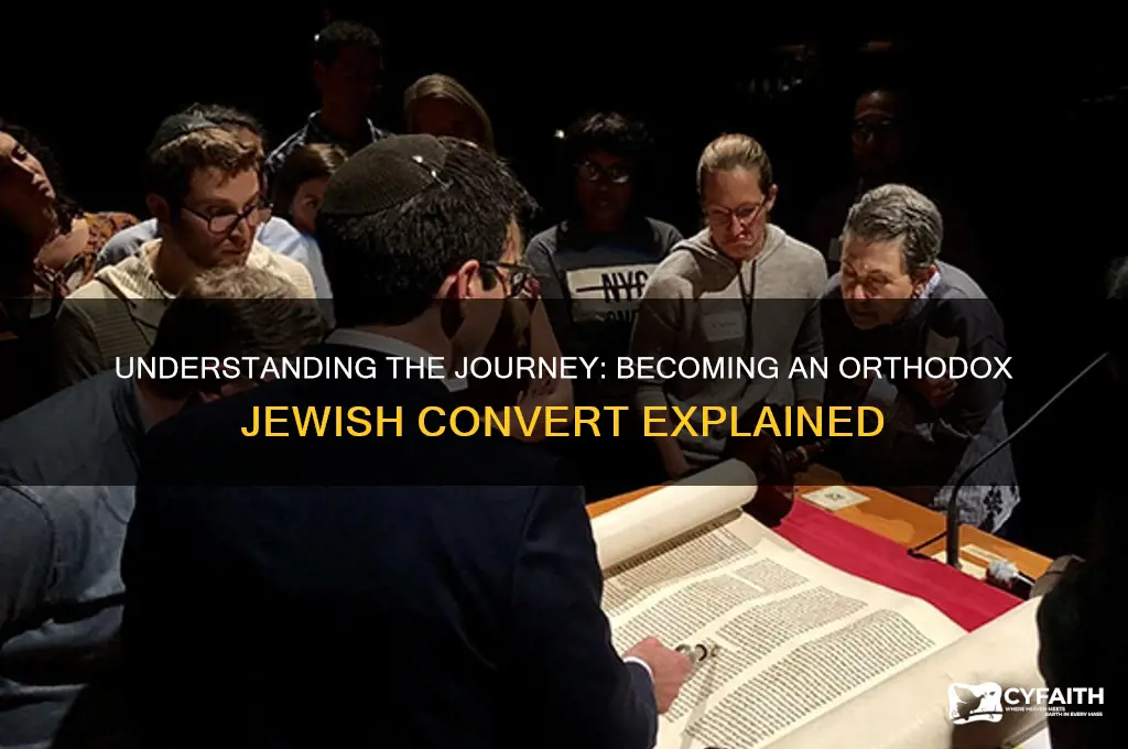 what does it mean to be orthodox jewish convert
