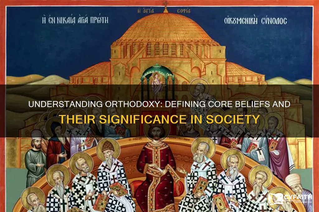 what does it mean to hold orthodox views