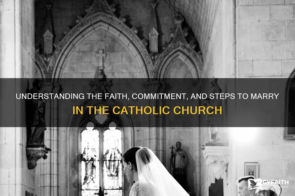 what does it take to mary a catholic