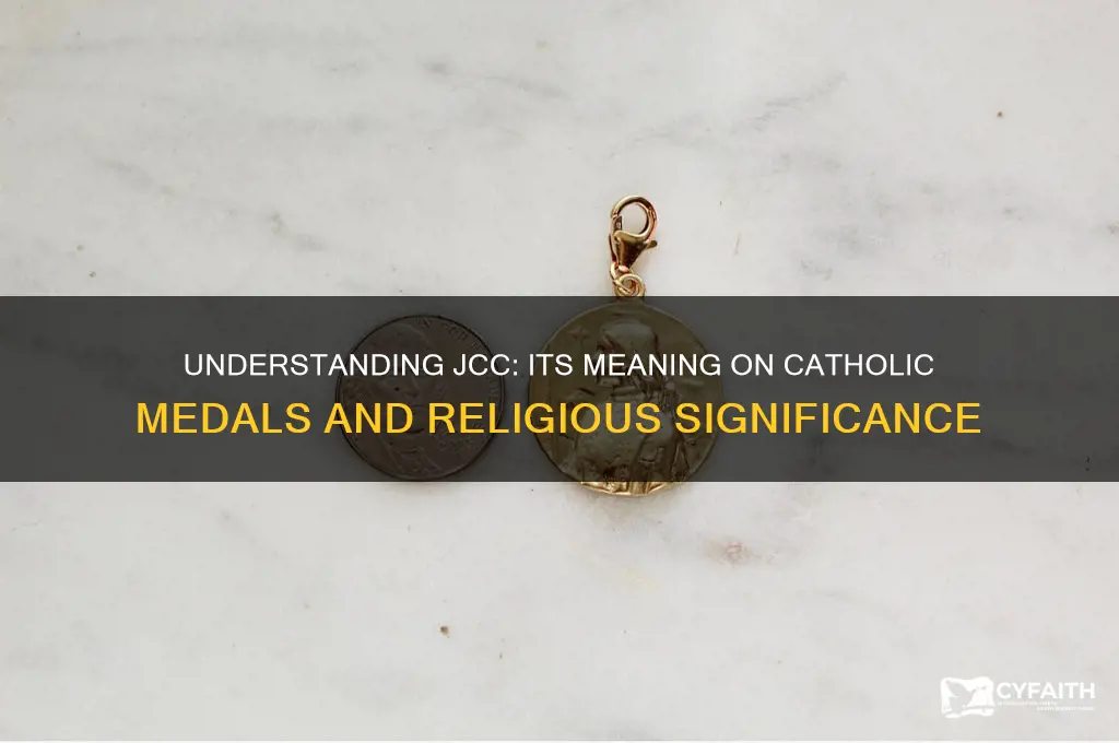 what does jcc stand for on catholic medal