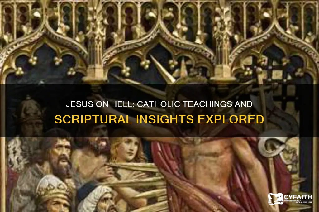 what does jesus say about hell catholic