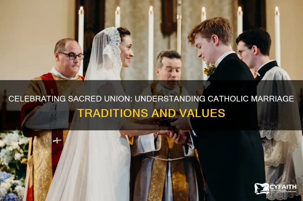 what does marriage celebrate catholic