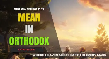 Matthew 24:40 in Orthodox Christianity: Understanding the Eschatological Message