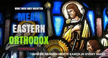 Only Begotten in Eastern Orthodox Theology: Unveiling the Divine Son's Essence