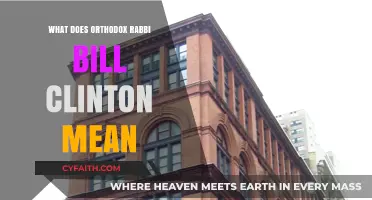 Orthodox Rabbi Bill Clinton: Unraveling the Meaning Behind the Title