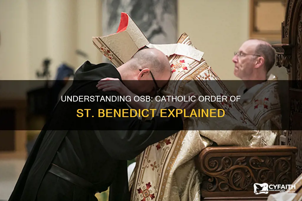 what does osb stand for catholic