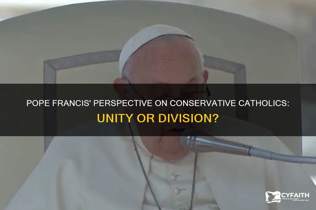 what does pope francis say about concervative catholics