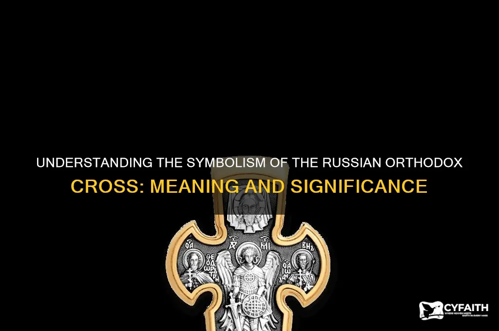 what does russian orthodox cross mean