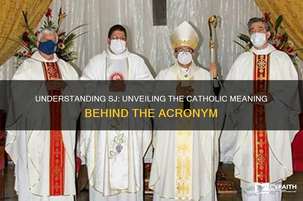 what does sj stand for catholic
