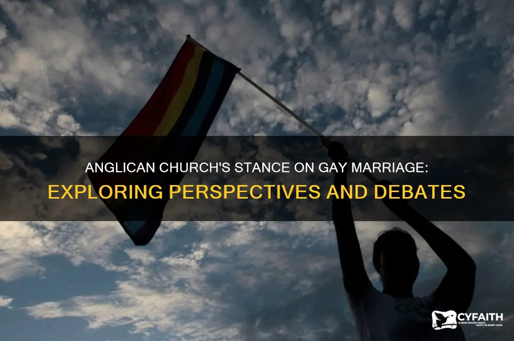 what does the anglican church say about gay marriage