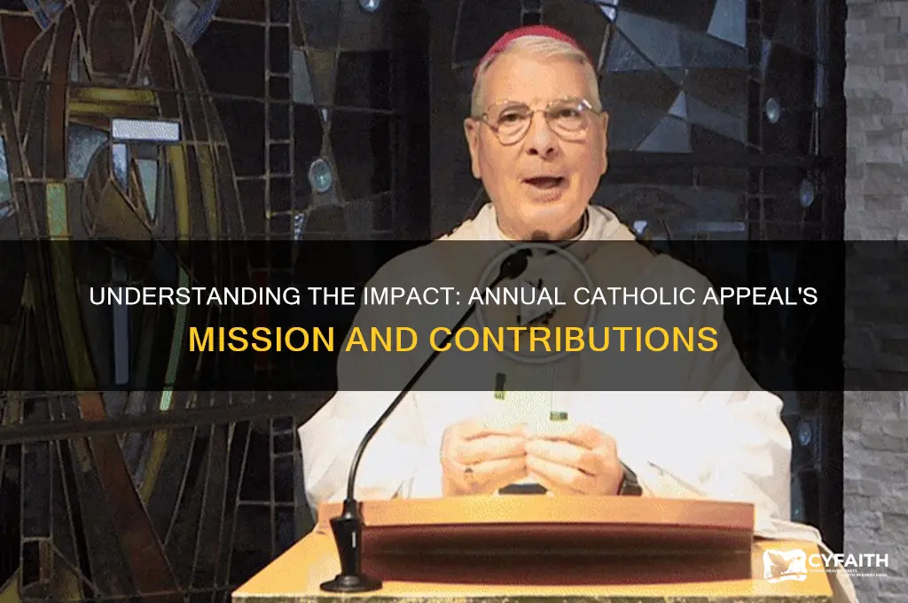 what does the annual catholic appeal do